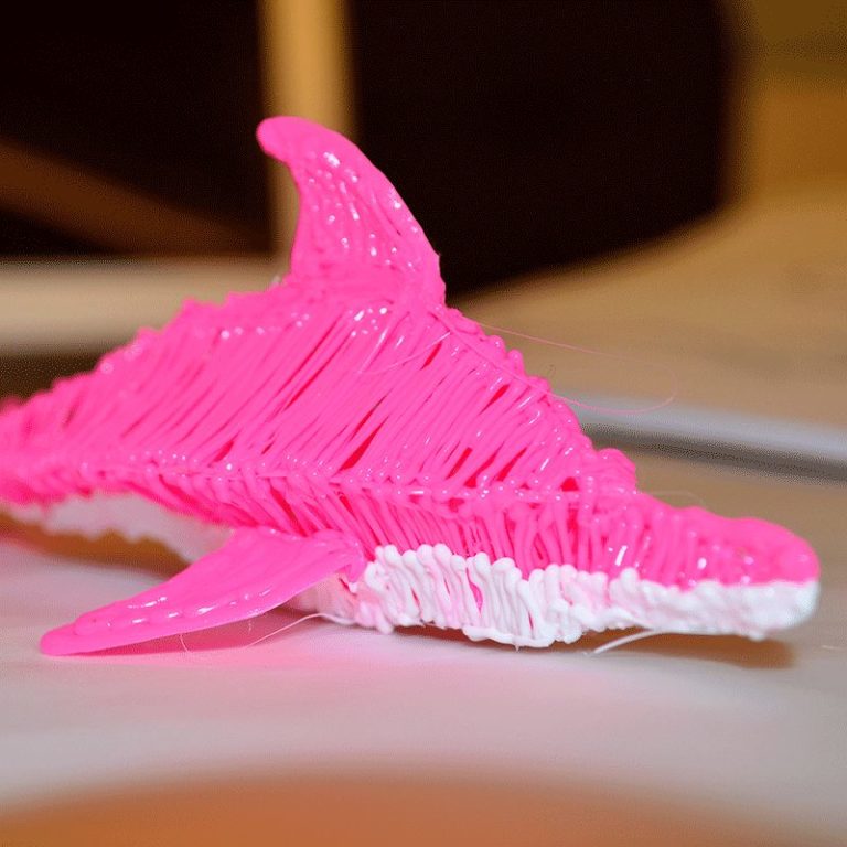 my first 3d pen dolphin
