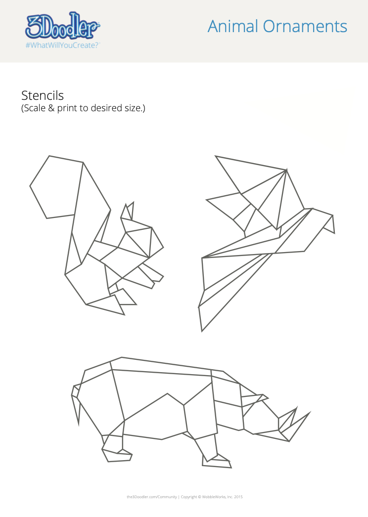 Geometric Animals 3d